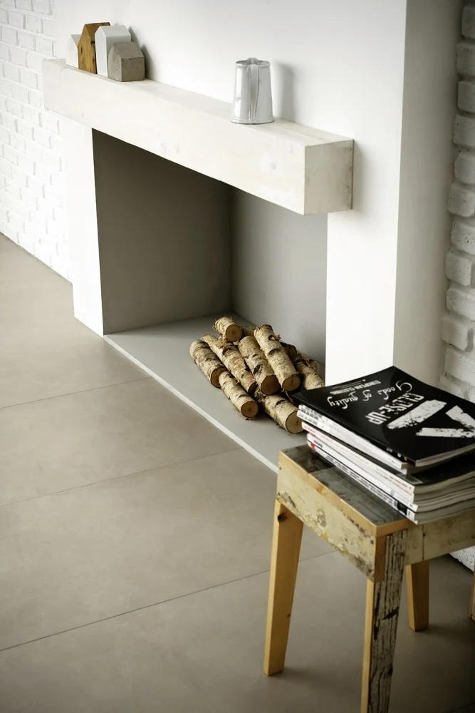 Gresie exterior / interior portelanata rectificata bej 60x120 cm, Marazzi Block Beige