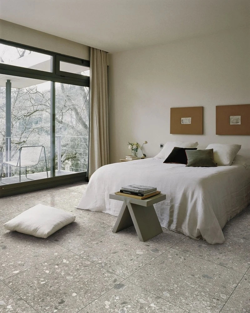 Gresie exterior / interior portelanata rectificata bej 75x75 cm, Marazzi Mystone Ceppo di Gre Greige