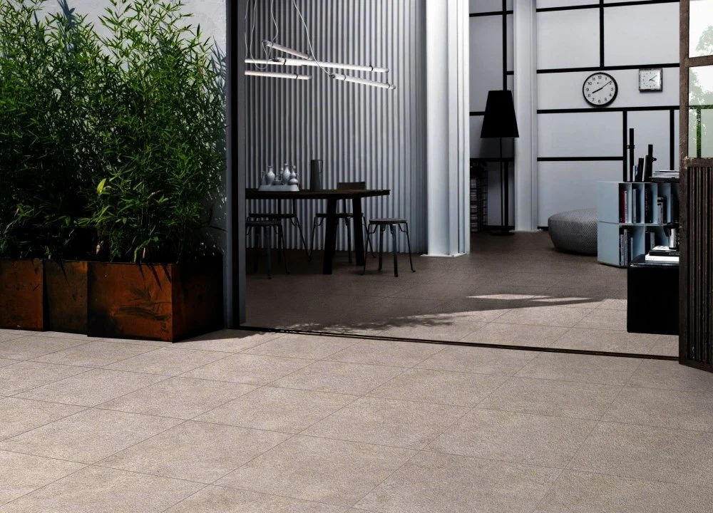 Gresie exterior / interior portelanata rectificata bej 60x60 cm, Marazzi Work Beige