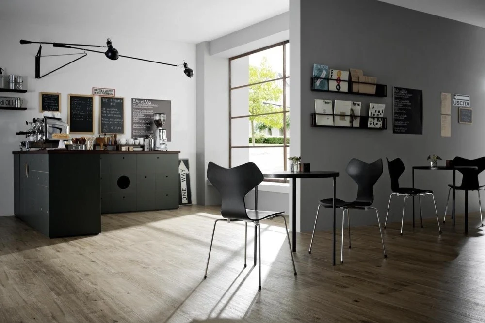 Gresie exterior / interior portelanata rectificata bej 15x120 cm, Marazzi Treverkhome Olmo