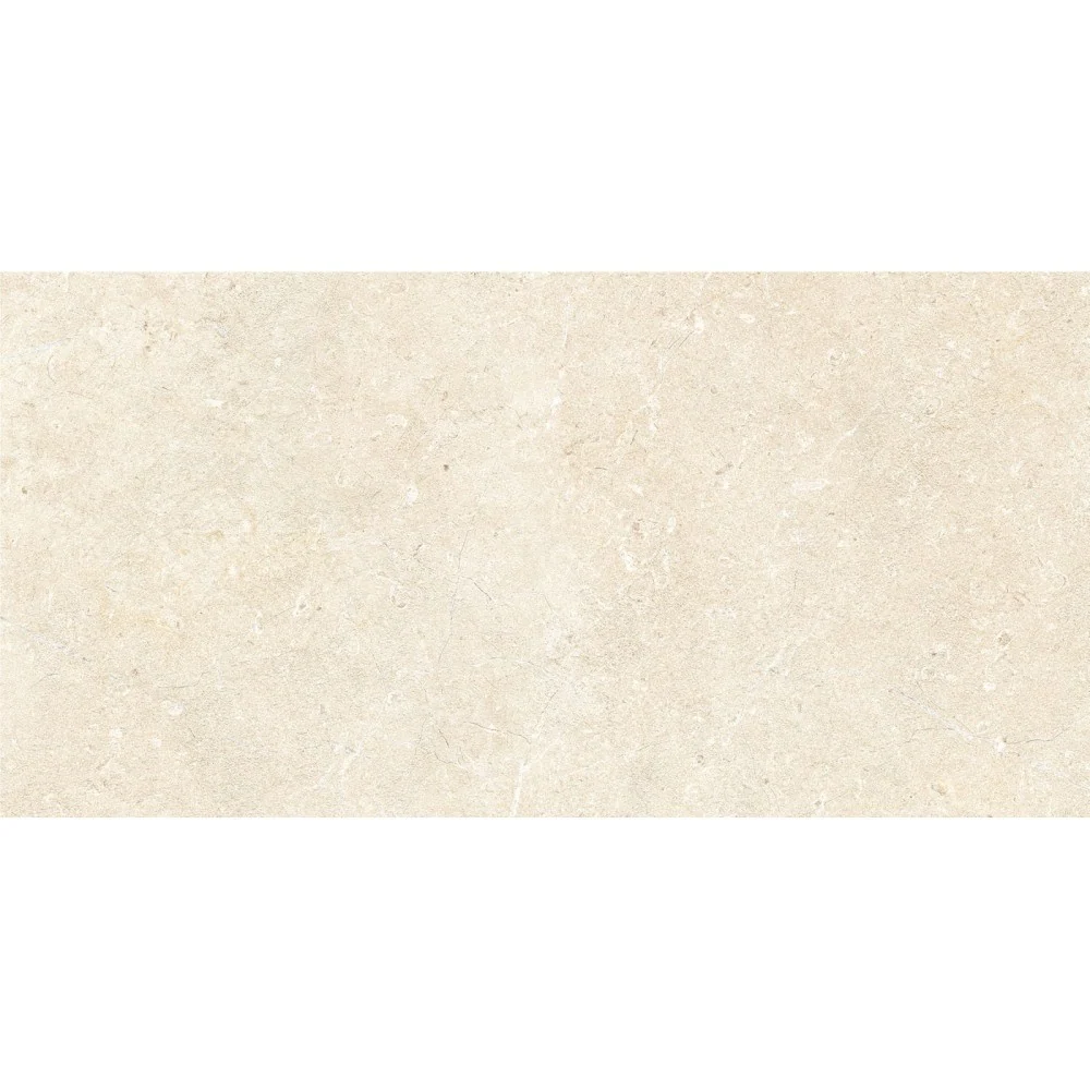 Gresie exterior / interior portelanata rectificata crem 75x150 cm, Marazzi Mystone Limestone Ivory