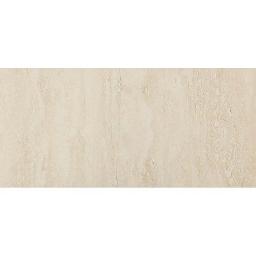Gresie exterior / interior portelanata rectificata crem 58x116 cm, Marazzi Marbleplay Travertino Lux