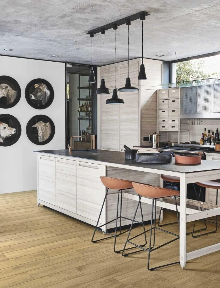 Gresie exterior / interior portelanata rectificata crem 14.5x90 cm, Marazzi Treverklook Honey