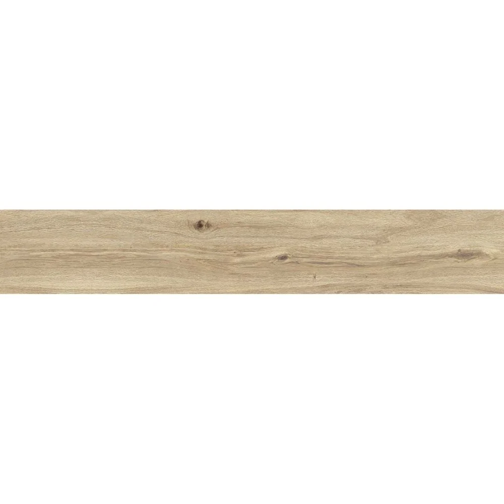 Gresie exterior / interior portelanata rectificata crem 25x150 cm, Marazzi Treverktrend Rovere Miele