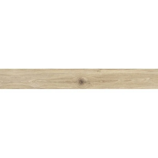 Gresie exterior / interior portelanata rectificata crem 19x150 cm, Marazzi Treverktrend Rovere Miele