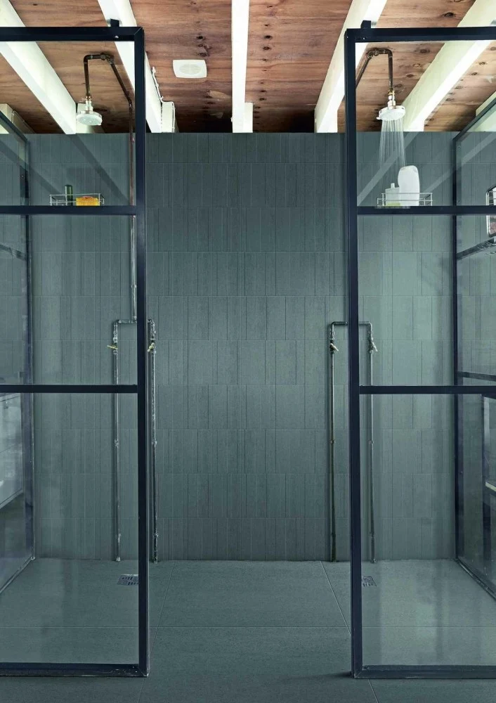 Gresie exterior / interior portelanata rectificata gri 60x60 cm, Marazzi Mystone Basalto Piombo
