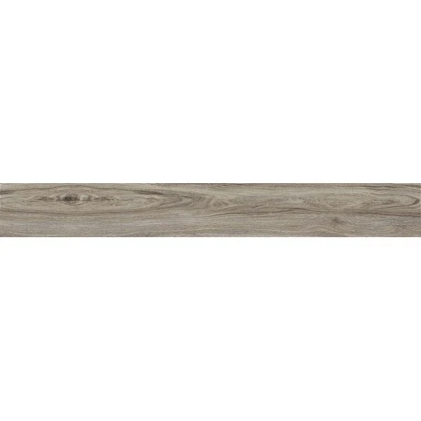 Gresie exterior / interior portelanata rectificata gri 19x150 cm, Marazzi Treverktrend Rovere Tortora