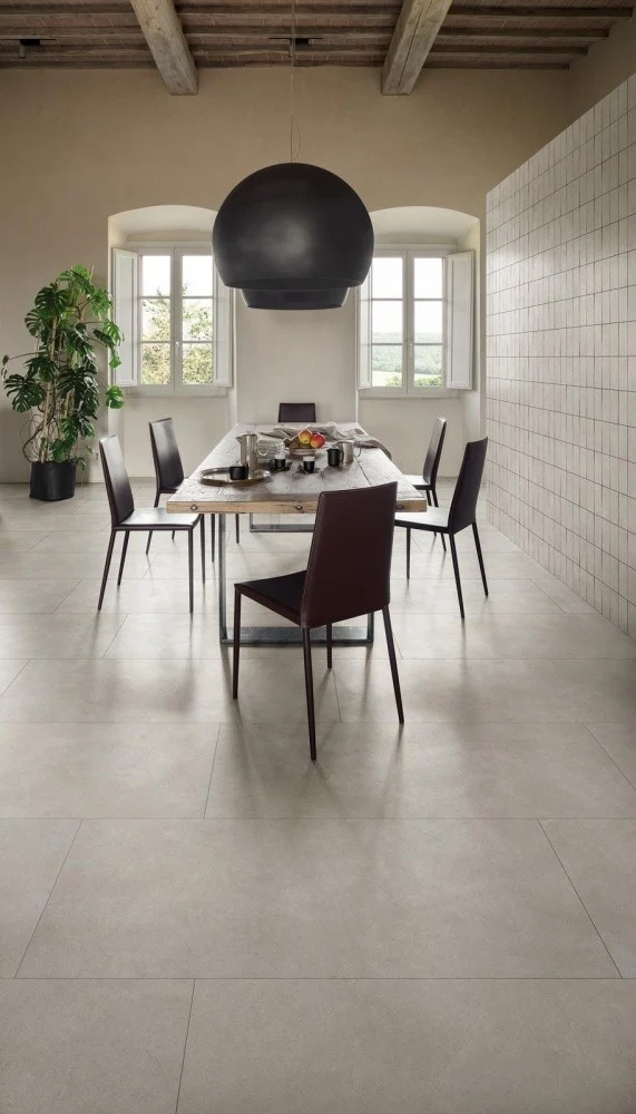 Gresie exterior / interior portelanata rectificata gri 30x60 cm, Marazzi Terratech Polvere