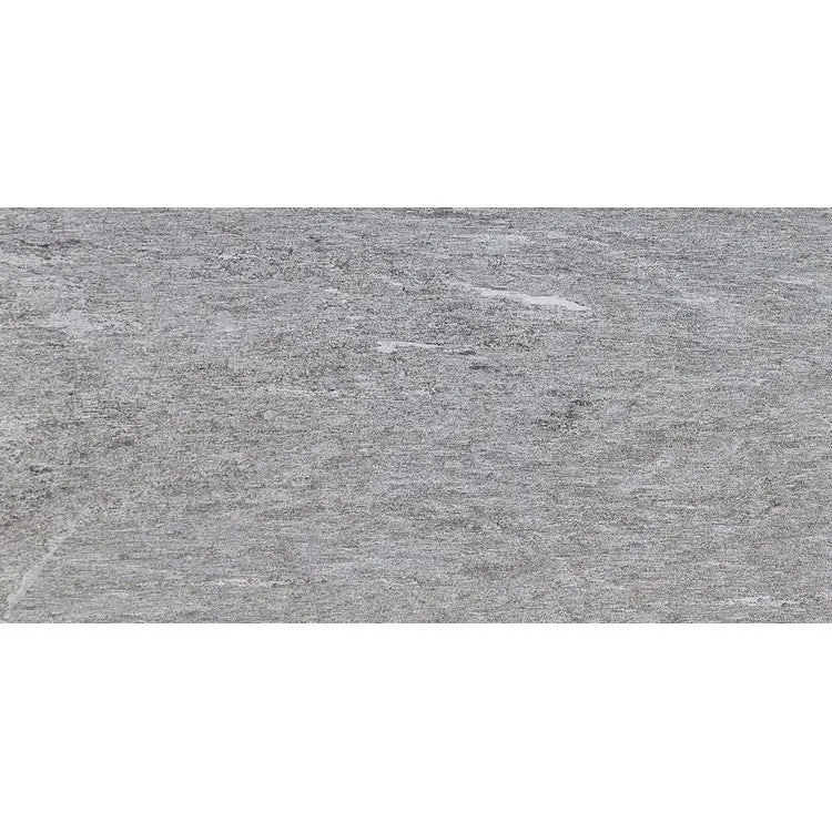 Gresie exterior / interior portelanata rectificata gri 30x60 cm, Marazzi Pietra di Vals Grigio