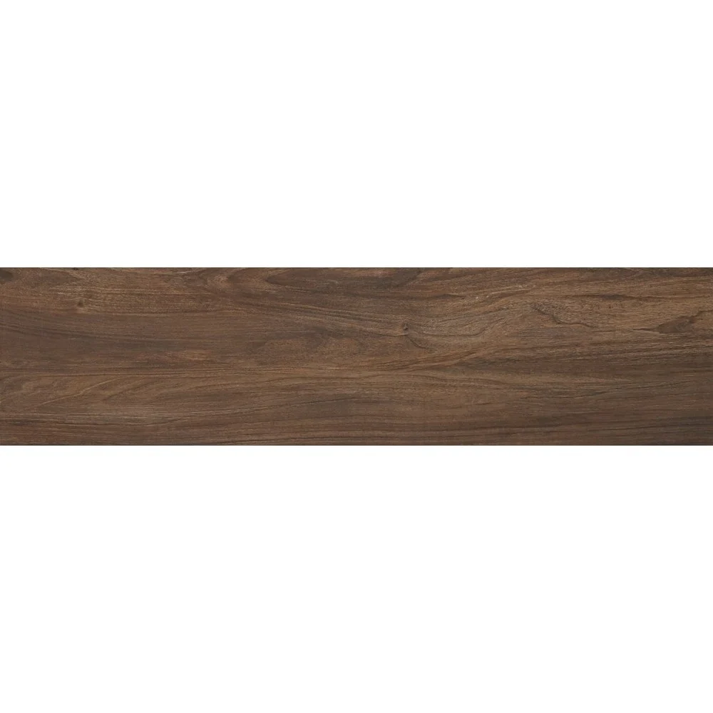 Gresie exterior / interior portelanata rectificata maro 20x120 cm, Marazzi Treverkchic Noce Americano