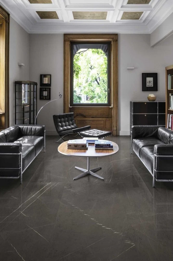 Gresie exterior / interior portelanata rectificata maro 60x60 cm, Marazzi Allmarble Imperiale
