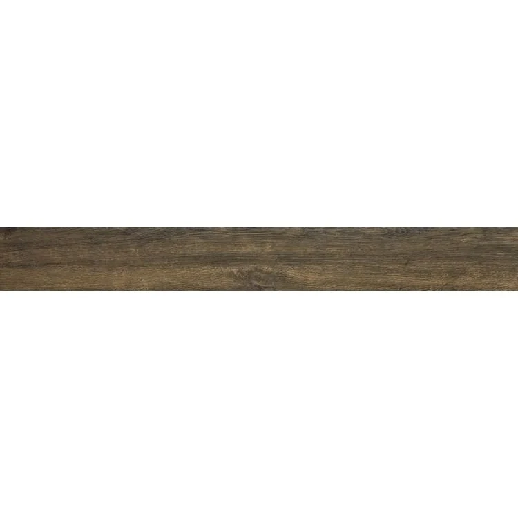 Gresie exterior / interior portelanata rectificata maro 15x120 cm, Marazzi Treverkhome Quercia