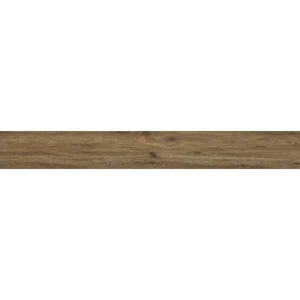 Gresie exterior / interior portelanata rectificata maro 19x150 cm, Marazzi Treverktrend Rovere Scuro