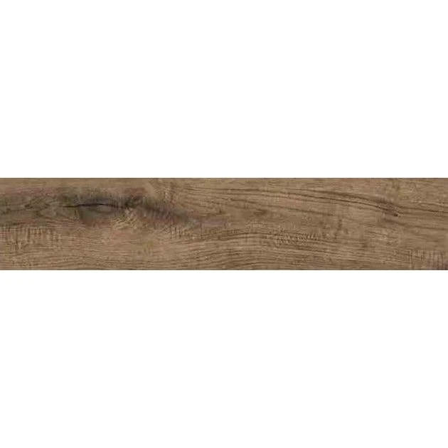 Gresie exterior / interior portelanata rectificata maro 22x120 cm, Marazzi Vero Rovere Grip