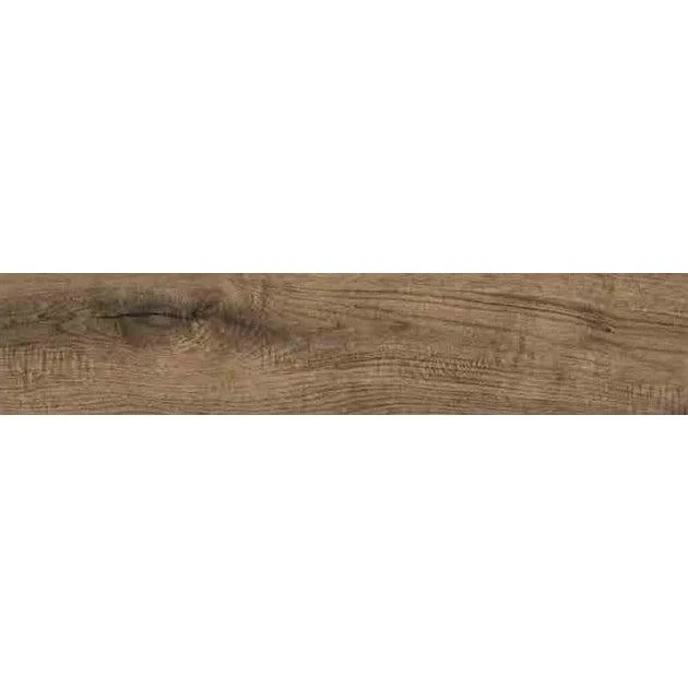 Gresie exterior / interior portelanata rectificata maro 22.5x180 cm, Marazzi Vero Rovere