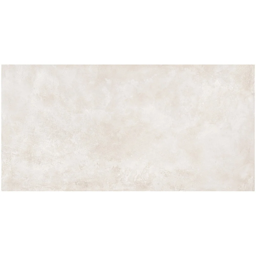 Gresie exterior portelanata rectificata alba 60x120 cm, Marazzi Puro Plaza White Strutturato