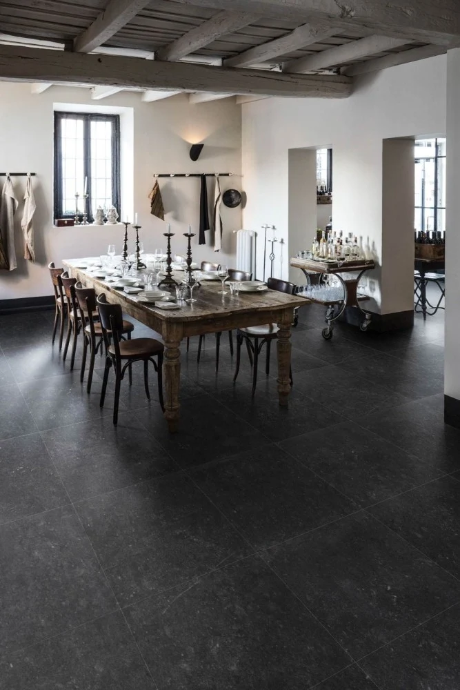 Gresie exterior portelanata rectificata antracit 30x60 cm, Marazzi Mystone Bluestone Antracite Strutturato