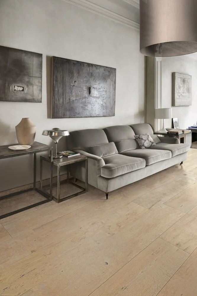 Gresie exterior portelanata rectificata bej 40x120 cm, Marazzi Treverkdear20 Beige