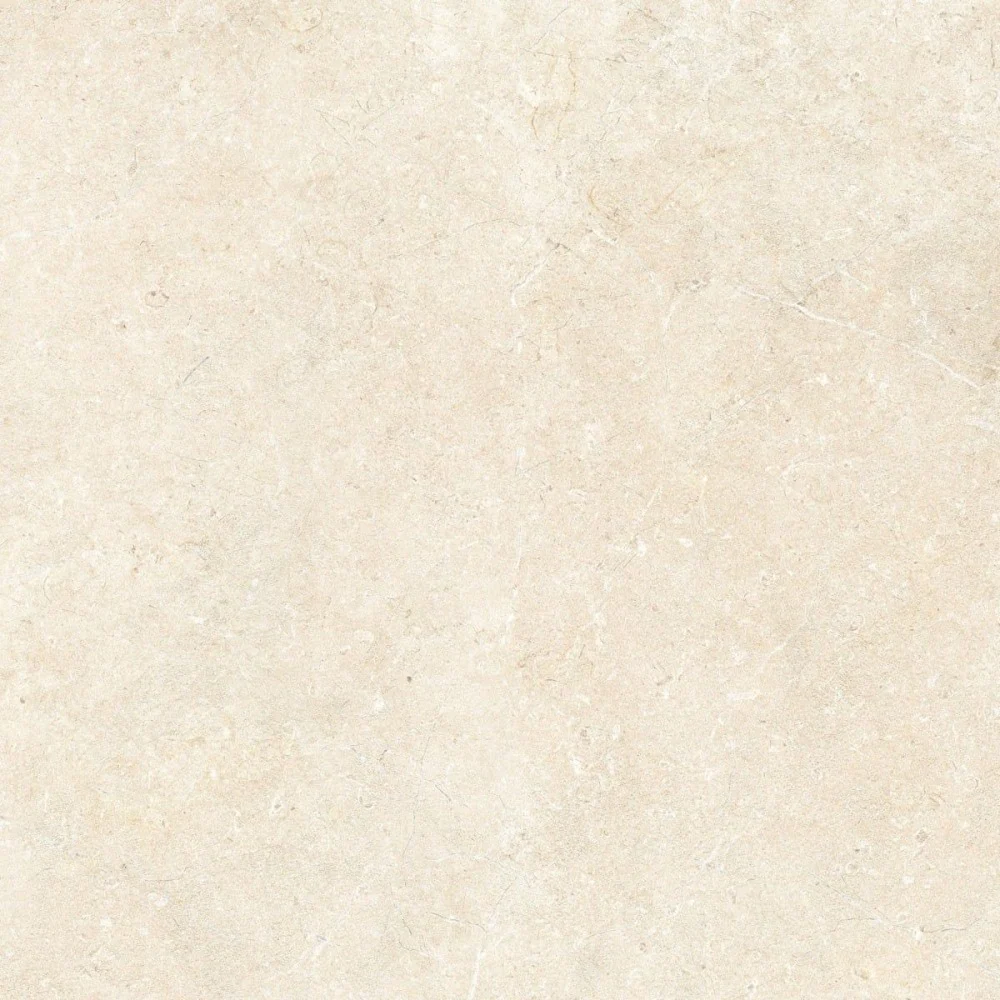 Gresie exterior portelanata rectificata crem 75x75 cm, Marazzi Mystone Limestone Ivory Strutturato