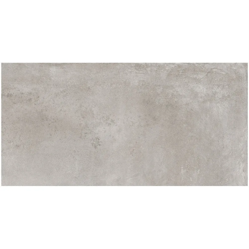 Gresie exterior portelanata rectificata gri 30x60 cm, Marazzi Puro Plaza Grey Strutturato