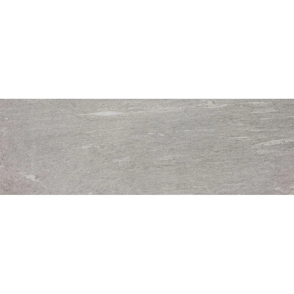 Gresie exterior portelanata rectificata gri 40x120 cm, Marazzi Pietra di Vals20 Greige Strutturato