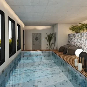 Gresie faianta decor Mainzu Bali Stones Mural Samui Set 36 buc x 20x20 cm