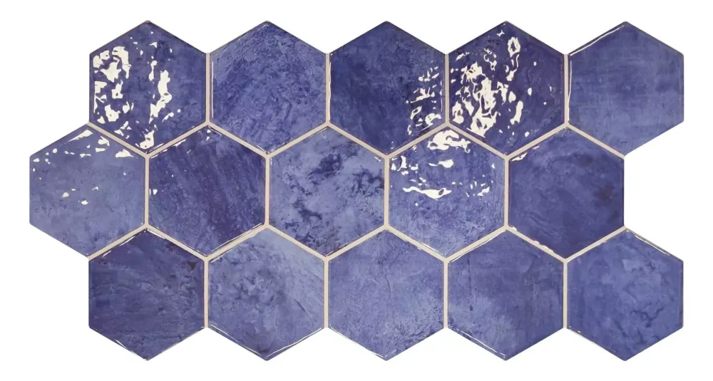 Gresie Faianta Realonda Hex Zellige Azure 26.5x51 cm