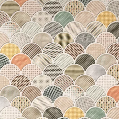 Gresie faianta Realonda Scale Gloss Patchwork 30.7x30.7 cm