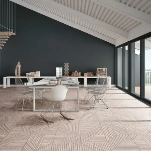 Gresie faianta Realonda Tangram Wood Olive 44x44 cm
