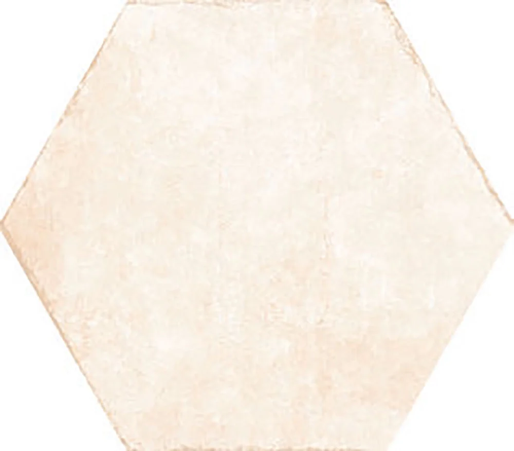 Gresie Faianta Ribesalbes Apollo 13 Hex Beige Mat 23x27 cm
