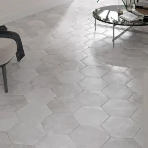 Gresie Faianta Ribesalbes Apollo 13 Hex White Mat 23x27 cm