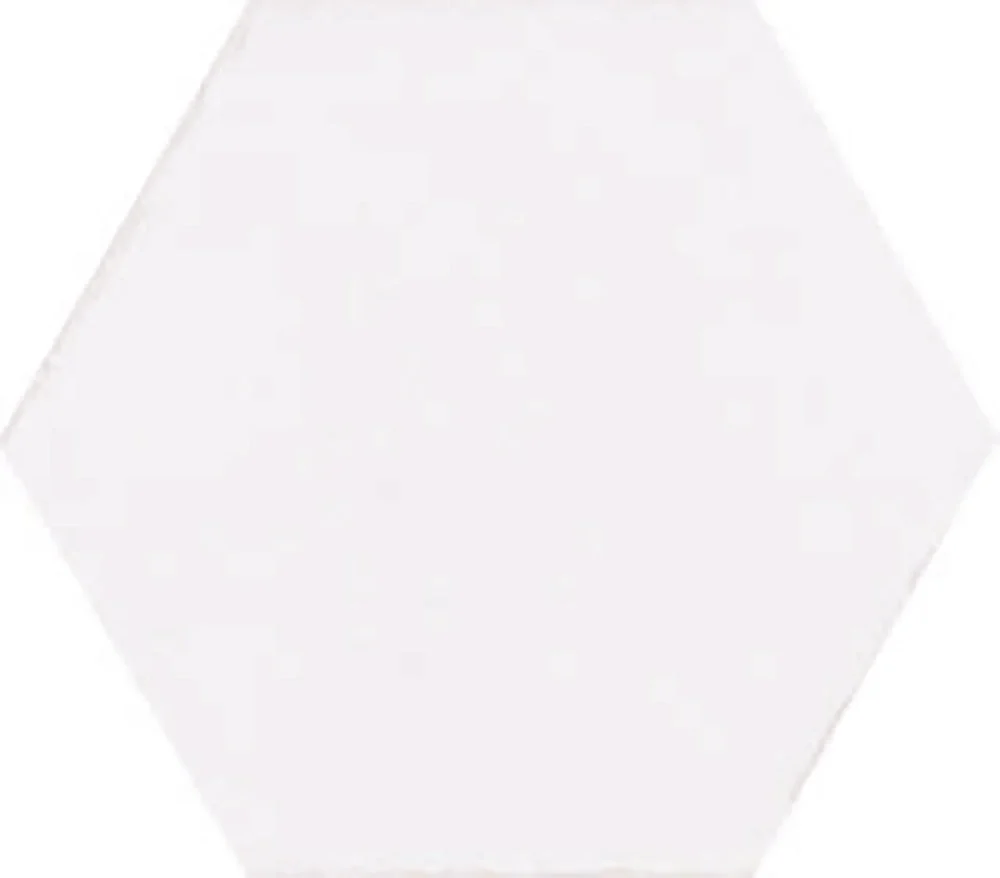 Gresie Faianta Ribesalbes Apollo 13 Hex White Mat 23x27 cm