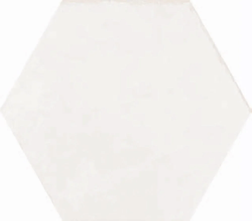 Gresie Faianta Ribesalbes Apollo 13 Hex White Mat 23x27 cm