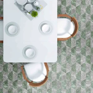Gresie faianta Ribesalbes Marmi Hex Verde Gringio 15x17.3 cm