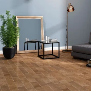 Gresie faianta Ribesalbes Plank Brown Matt 7x28 cm