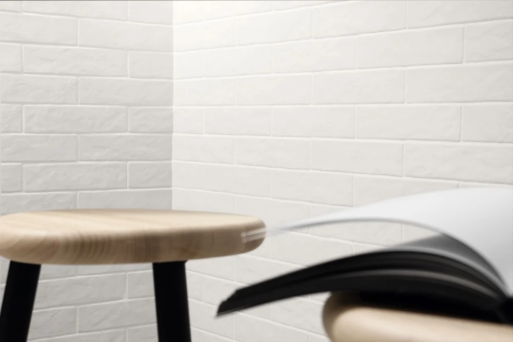 Gresie interior alba 7x28 cm, Marazzi Bricco Bianco