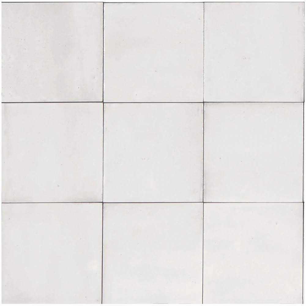Gresie interior portelanata alba 15x15 cm, Marazzi Rice Bianco Lux