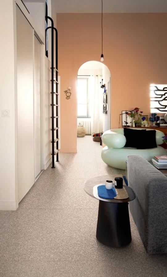 Gresie interior portelanata bej 60x120 cm, Marazzi Frammento Micro Cotto