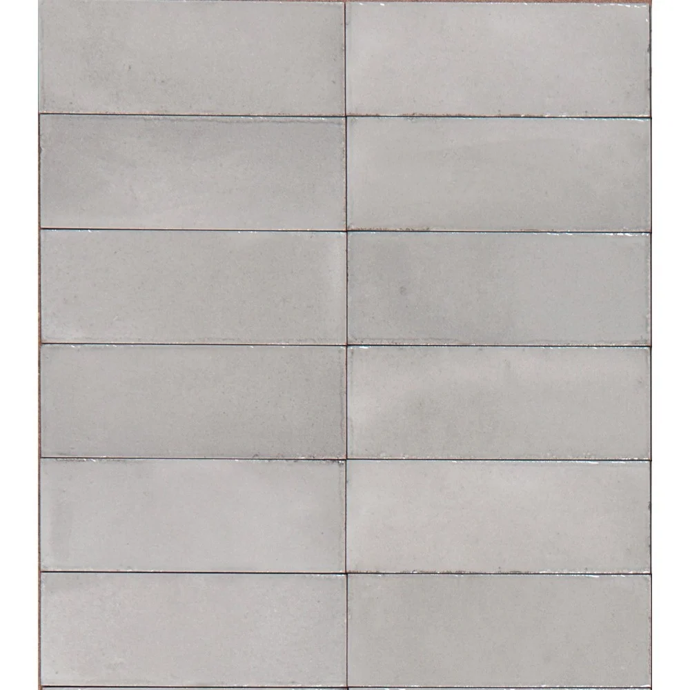 Gresie interior portelanata gri 7.5x20 cm, Marazzi Rice Grigio Lux