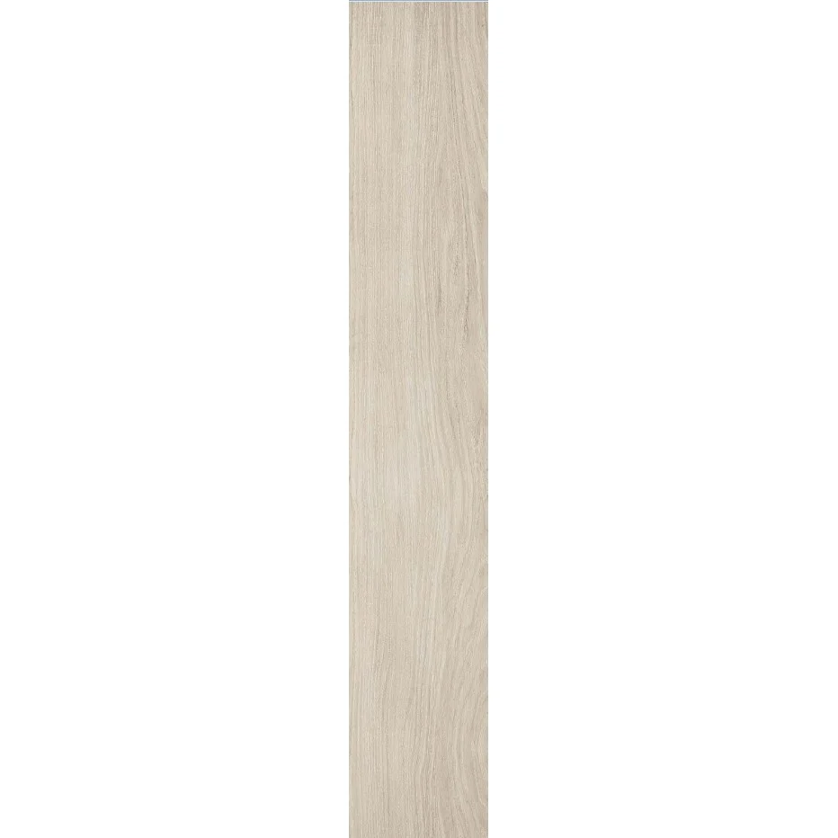 Gresie interior portelanata rectificata alba 25x150 cm, Marazzi Treverkmust White Selection