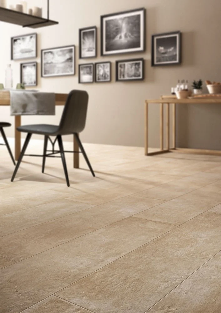 Gresie interior portelanata rectificata bej 60x120 cm, Marazzi Clays Sand