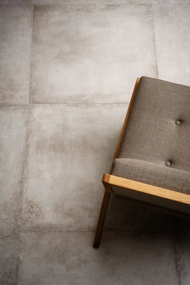 Gresie interior portelanata rectificata bej 75x75 cm, Marazzi Clays Cotton