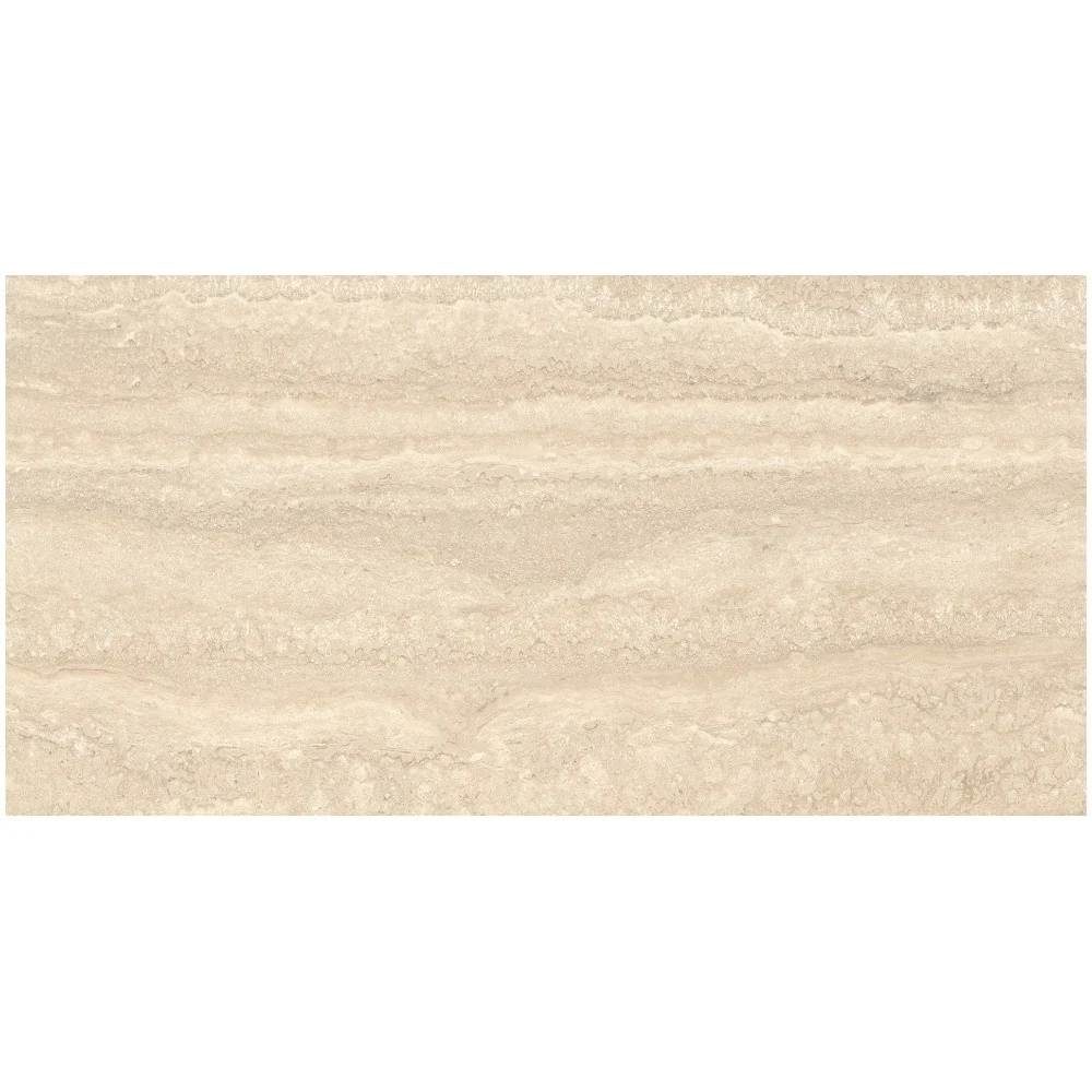Gresie interior portelanata rectificata crem 30x60 cm, Marazzi Mystone Travertino Classico