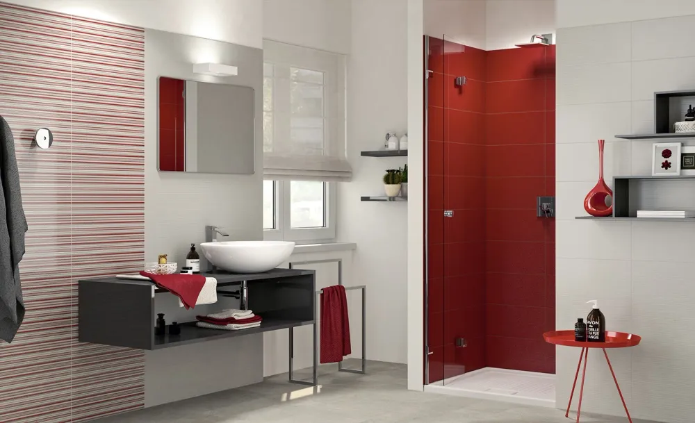 Gresie interior portelanata rectificata gri 30x60 cm, Marazzi Stonework Indoor Grey
