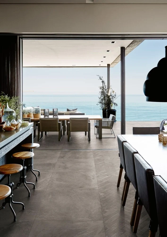 Gresie interior portelanata rectificata gri 30x60 cm, Marazzi Mystone Ardesia Cenere