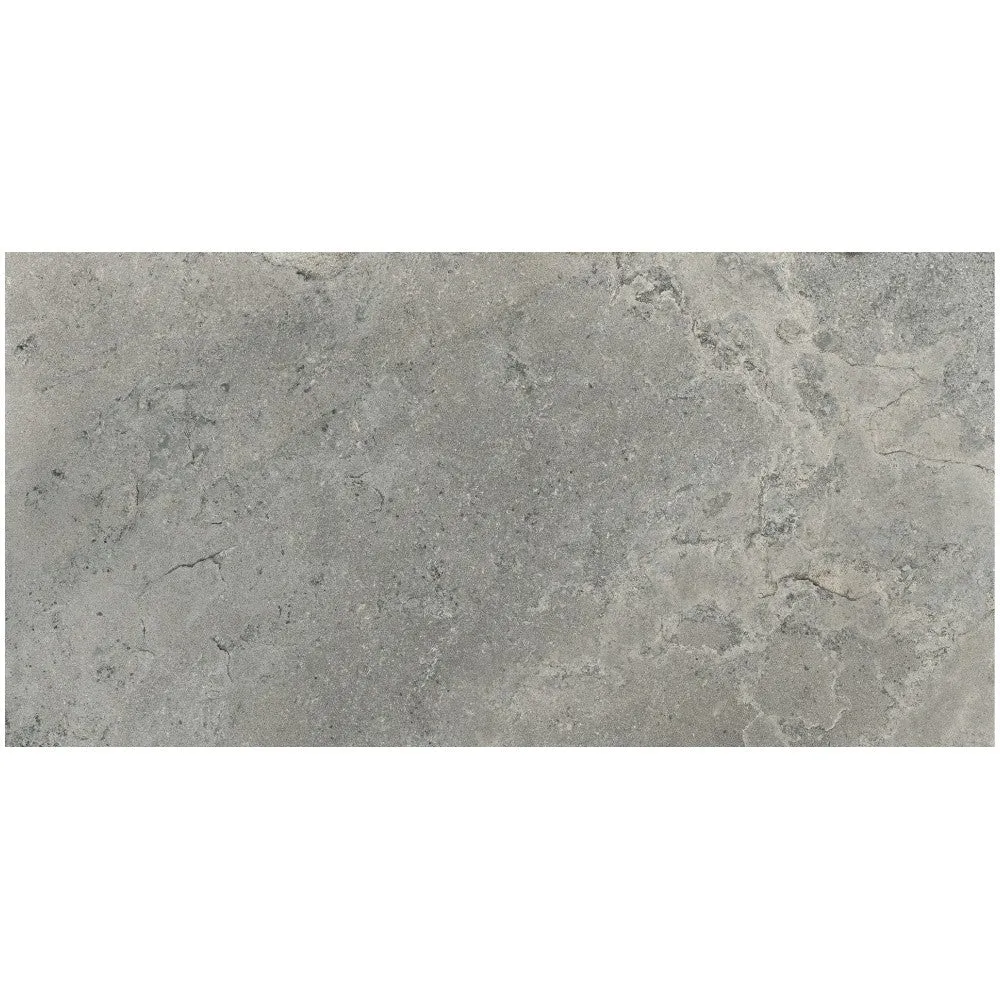 Gresie interior portelanata rectificata gri 30x60 cm, Marazzi Uniche Avignone