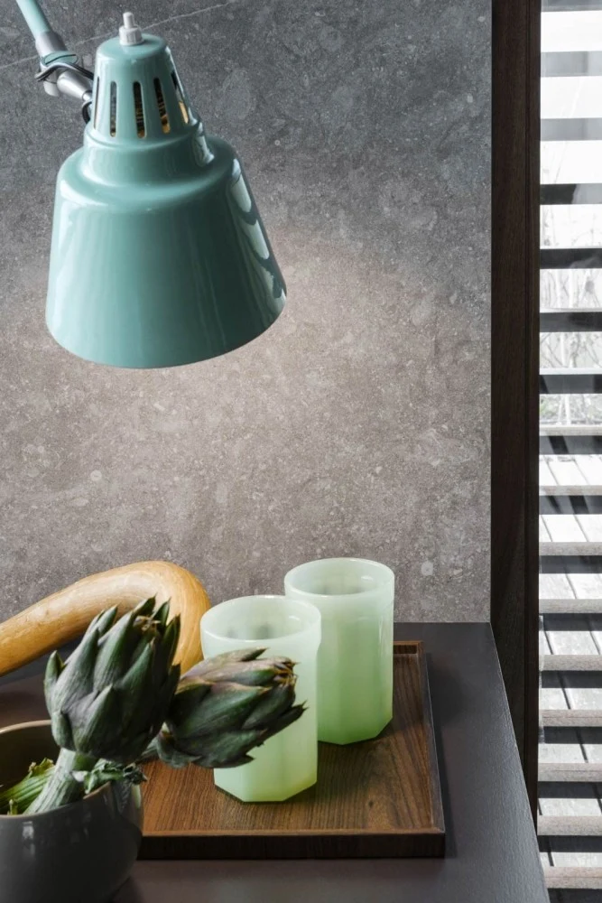 Gresie interior portelanata rectificata gri 60x120 cm, Marazzi Mystone Bluestone Piombo