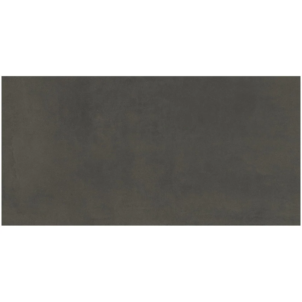 Gresie interior portelanata rectificata gri 60x120 cm, Marazzi Cementum Carbon