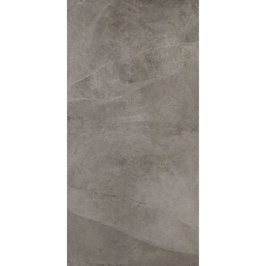 Gresie interior portelanata rectificata gri 75x150 cm, Marazzi Mystone Ardesia Cenere