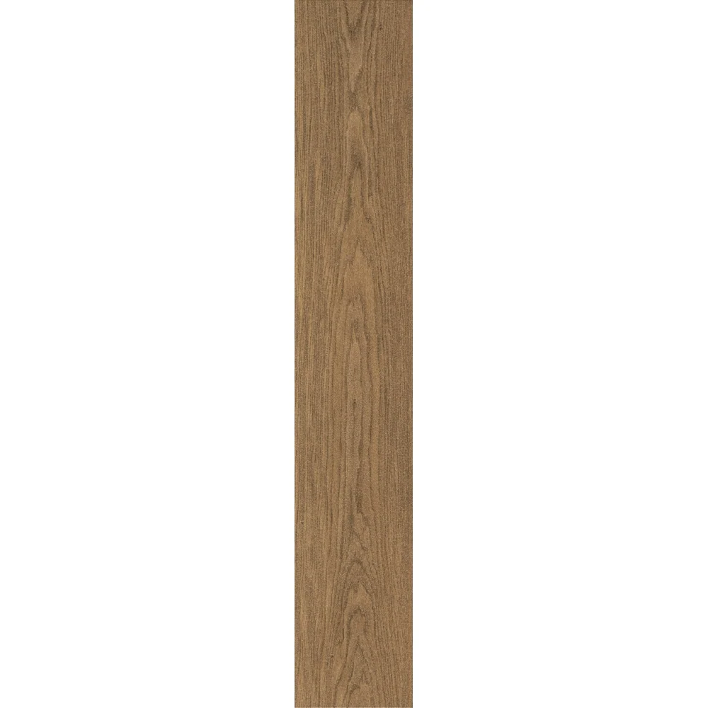 Gresie interior portelanata rectificata maro 20x120 cm, Marazzi Intrecci Castagna
